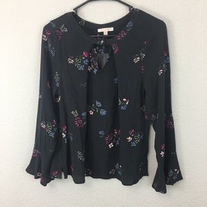 Anthropologie SKIES ARE BLUE Women's Floral Top